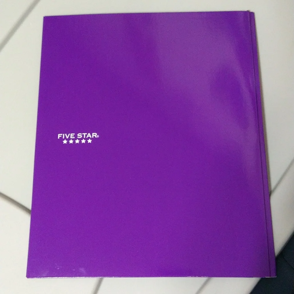 ✨10/$10✨ ~ Mead Five Star Paper Pocket & Prong Folder